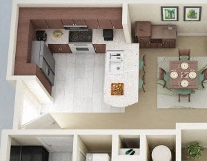 1 Bedroom + 1 Bath